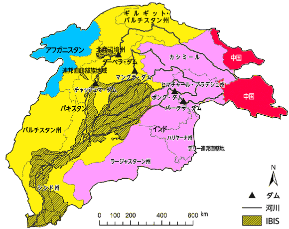 図１　インダス川流域