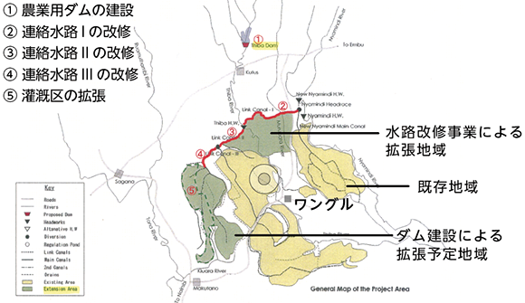 図２　ムエア地域平面図