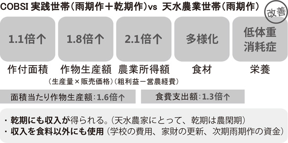 図３　COBSIの効果