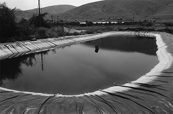 写真14　農業用ため池（ジェリコ、筆者撮影）