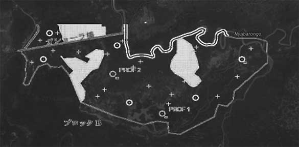 図２　ガショーラⅡ地区平面図