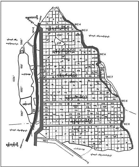 図６　小区画割（ミャンマー）