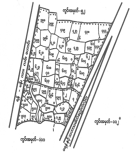 図８　小区画割（ミャンマー）