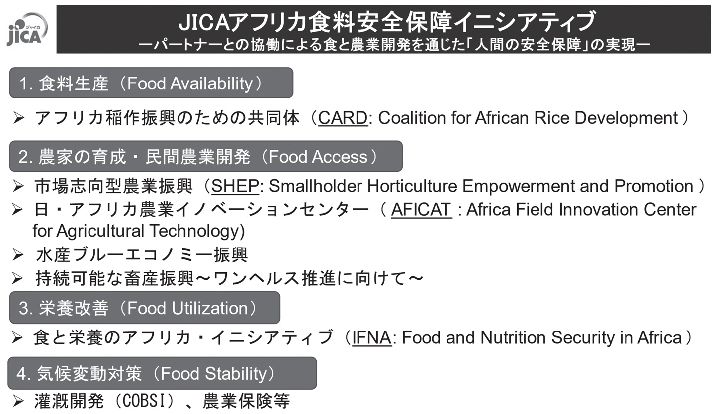 JICAアフリカ食料安全保障イニシアティブ
