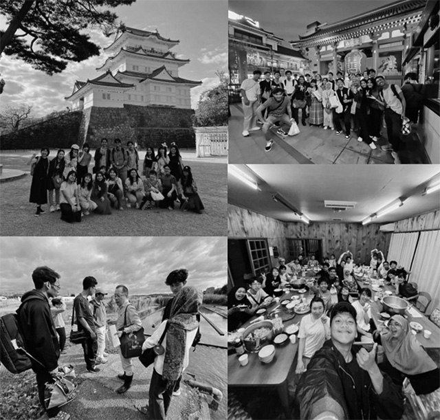 写真2　AIMS受入生と東京農工大学生との交流の様子