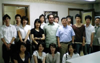 写真7 2007年度ゼミ生研修におけるNIA長官への表敬(右端は國枝JICA専門家)